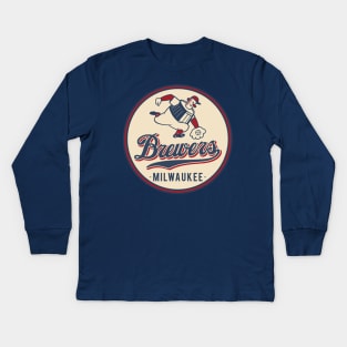 Old And Classic Brewers Kids Long Sleeve T-Shirt